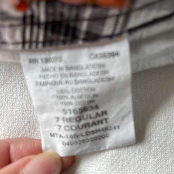 Boys Lee Dungarees Zip Snap stripe Cargo shorts Size 7 - Picture 6 of 6